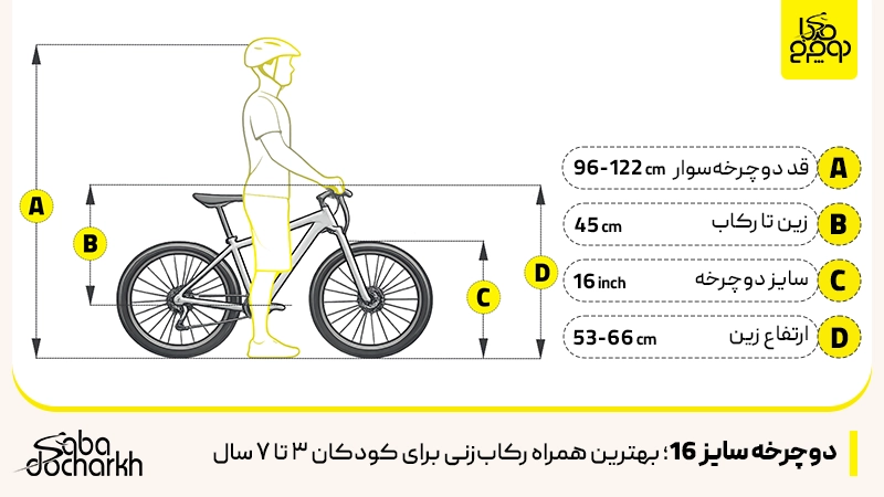 دوچرخه سایز ۱۶