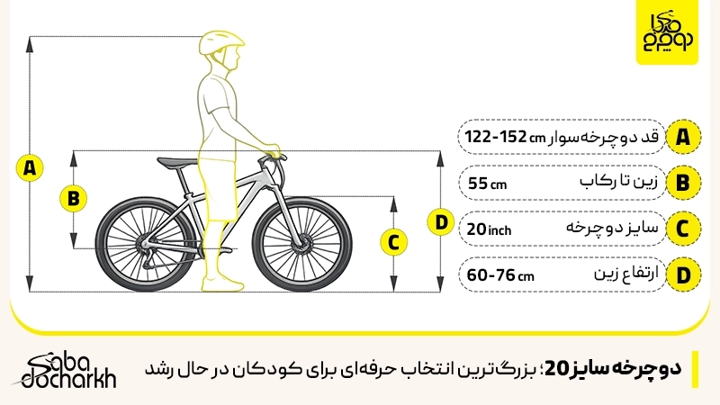دوچرخه کودک سایز ۲۰
